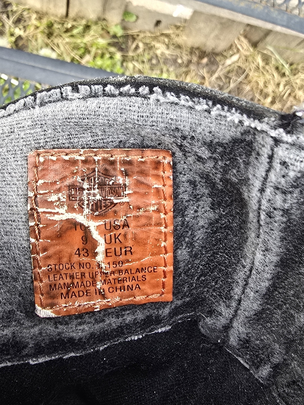 Harley-Davidson Black Leather Engineer/Biker Boots - Picture 7 of 9